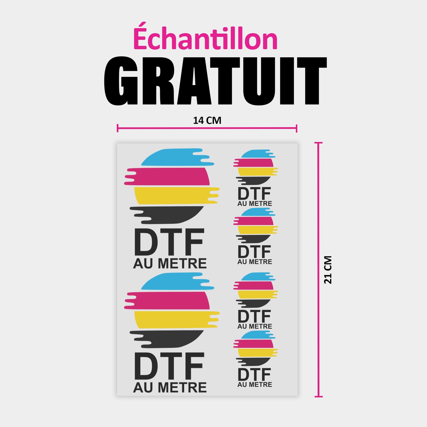 Échantillon DTF A5 GRATUIT