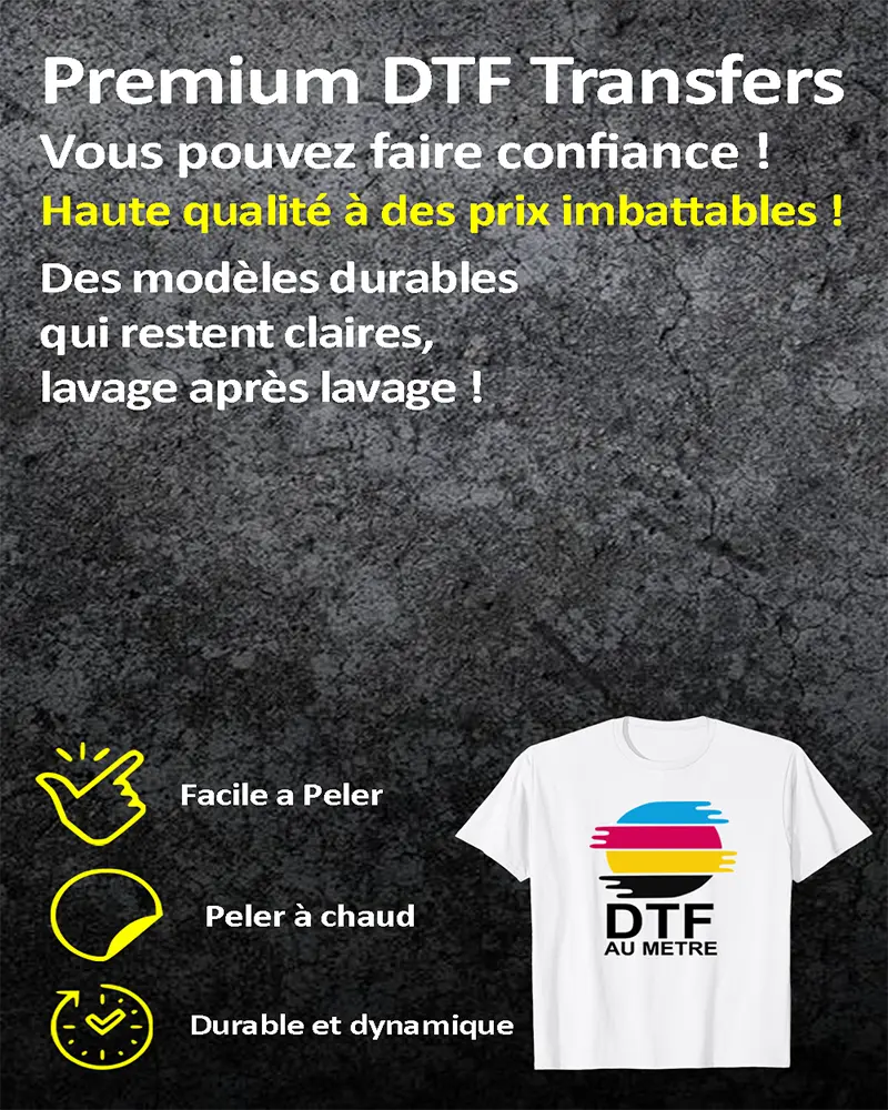 Transfert Dtf au metre haute definition en France